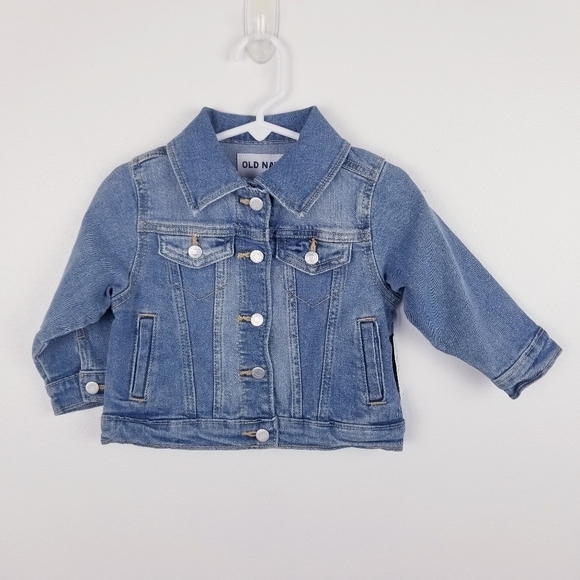 Old Navy #705081 Denim Jean Jacket for Baby 12-18 Months NWT - Picture 1 of 7